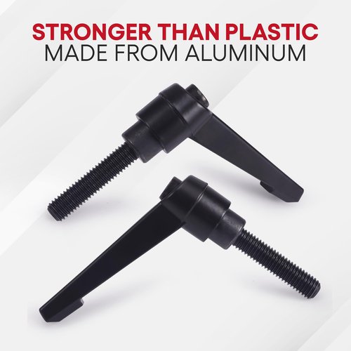TrubliFit Replacement Seat & Handlebars Slide Adjustment Handles - L Handle for All Peloton Bikes (Original Peloton Bike & Bike+ and Cross Training Bike & Bike+) - All Metal Handles 2-Pack