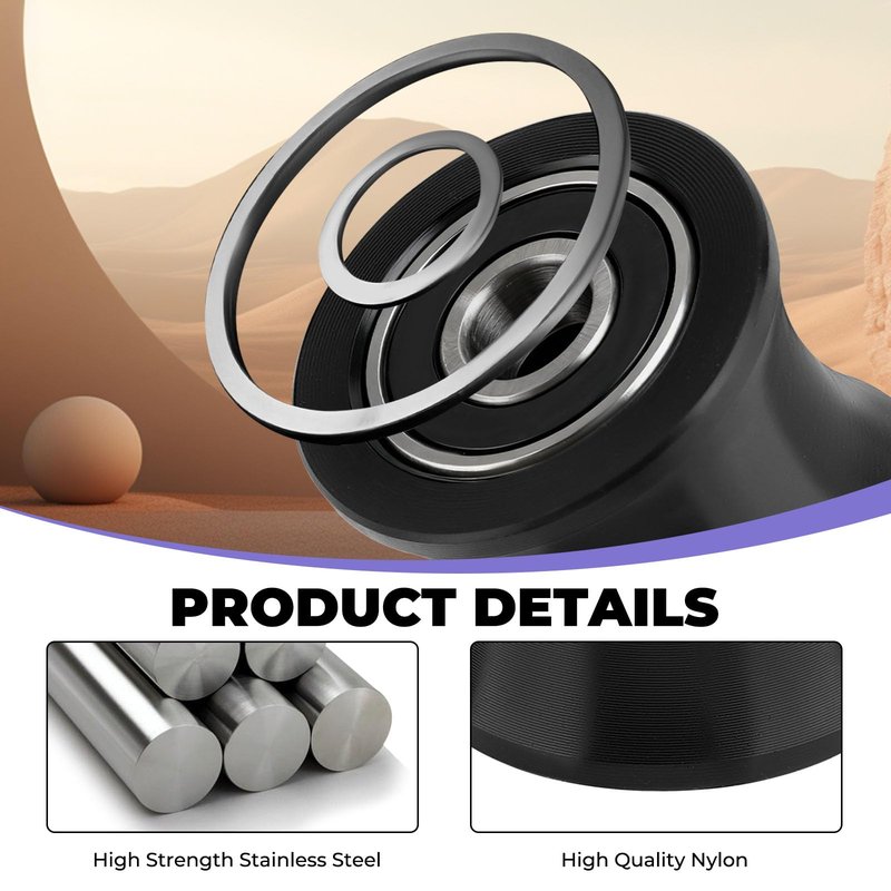 YIBEICO Upgraded Replacement Rollers Wheels for Total Gym DLX DLX II III ADV DLX Pilates Pilates Pro 2500 3000 4000 570, Fitness Exercise Equipment Wheels for Bayou Total Trainer Aero Pilates Reformer