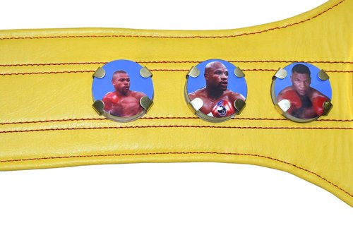 Generic WBC Championship Boxing Belt 3D Replica Adult Titles (Yellow)