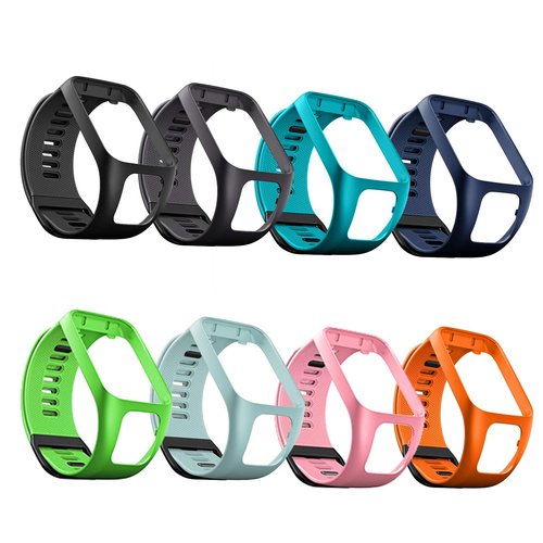 LICHIFIT Smart Watch Band Replacement Silicone Wrist Strap for TomTom Runner 3/2 Spark 3 Cardio + Music