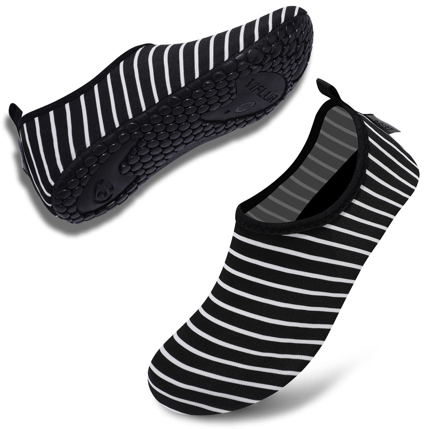VIFUUR Water Shoes for Men Women Barefoot Quick Dry Aqua Socks Slip On