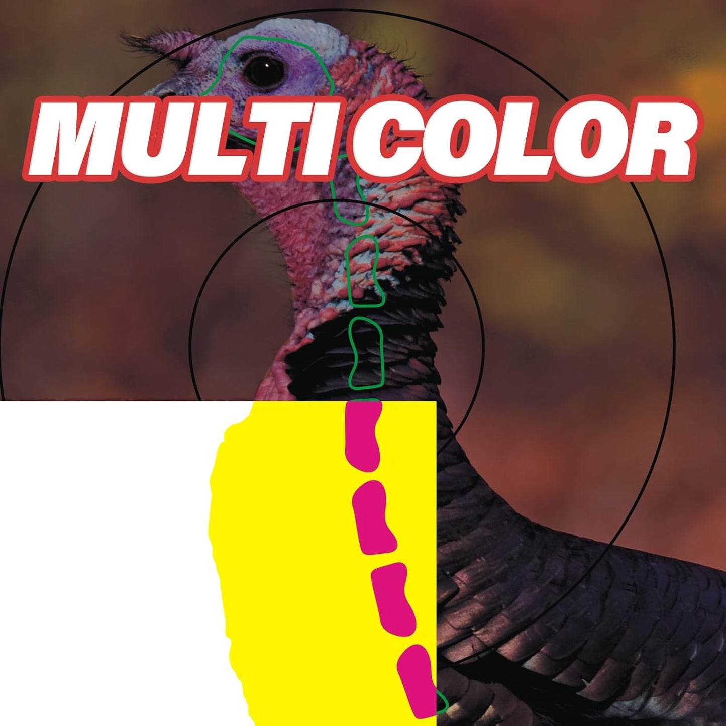 Small Game Animal Targets by Photo-Realistic | Reflective Turkey Targets - 12"x18" - Instant Splatter for All Guns