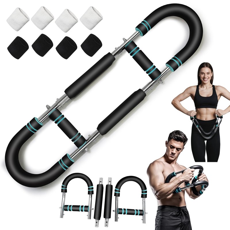 Liznkjious Arm Trainer, 60-110lb Adjustable Chest Workout Equipment Chest Trainer, Portable Spring Resistance Arm and Chest Trainer for Men & Women Enhancing Upper Body Muscle