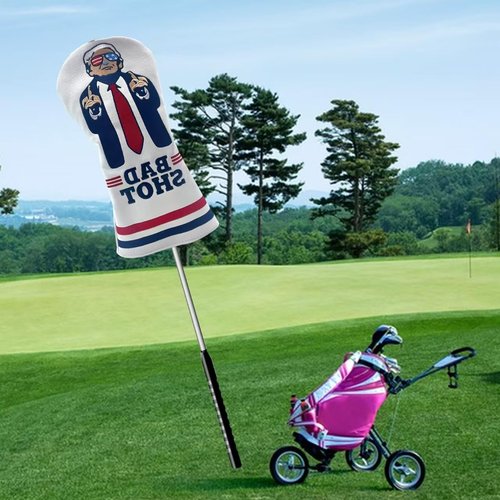 Funny Golf Head Covers Trump Bad Shot Driver Fairway Wood Putter Headcover