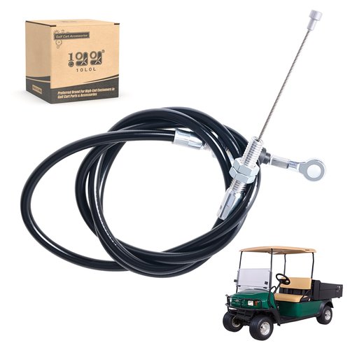 10L0L 46 1/4" Throttle Accelerator Cable 72065-G02 for EZGO ST 350, Workhorse 1200, Refresher 1200 and St Sport Gas 4-Cycle Golf Cart 1996-2005