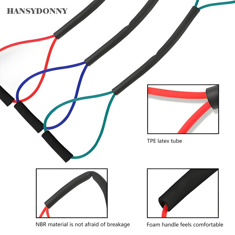 𝐇𝐀𝐍𝐒𝐘𝐃𝐎𝐍𝐍𝐘 Boxing Resistance Bands for Explosive Strength and Speed Training - Enhance Your Boxing Skills Anywhere, Anytime (Red 20LB)