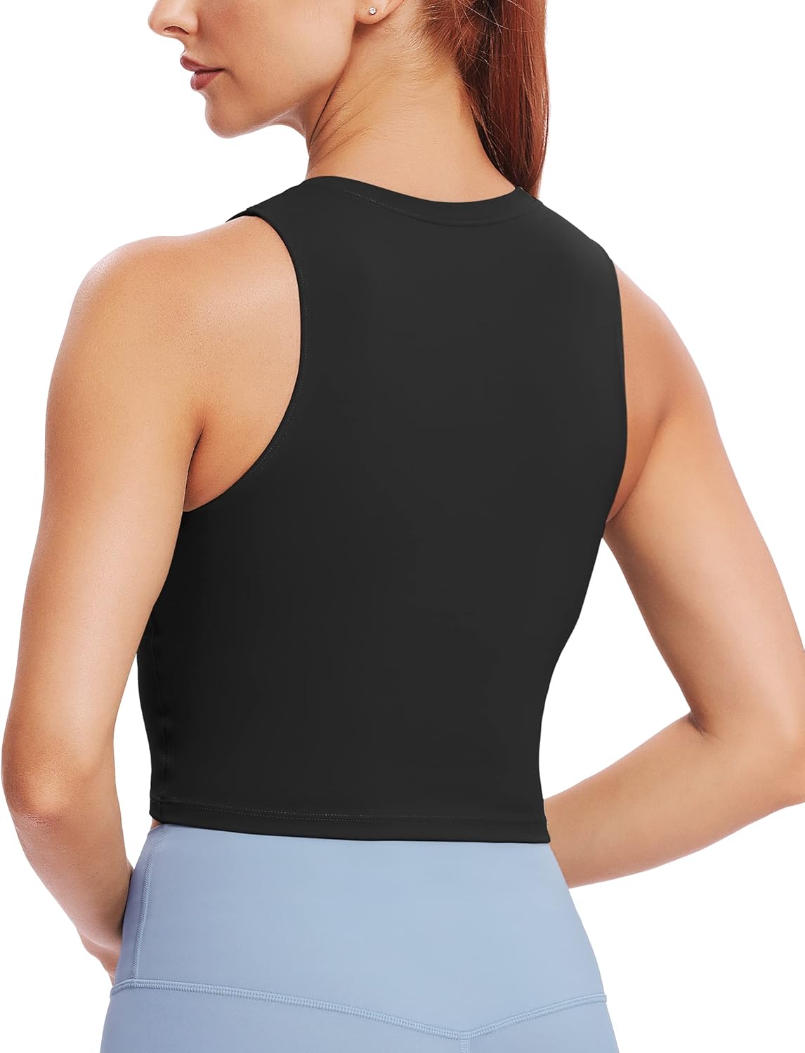 Natural Feelings Nudi Sports Bras - Removable Padded Yoga Tank Tops for Women | Sleeveless Workout Crop Tops