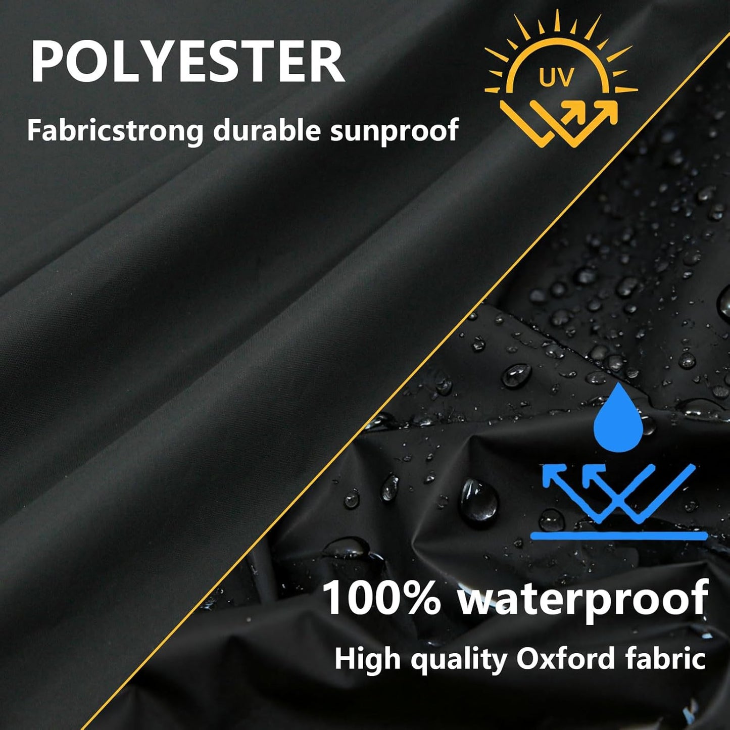Waterproof Bike Cover - 2XL Outdoor Storage for 2-3 Bikes | Rain, Snow & Dust Resistant for Mountain & Ebike