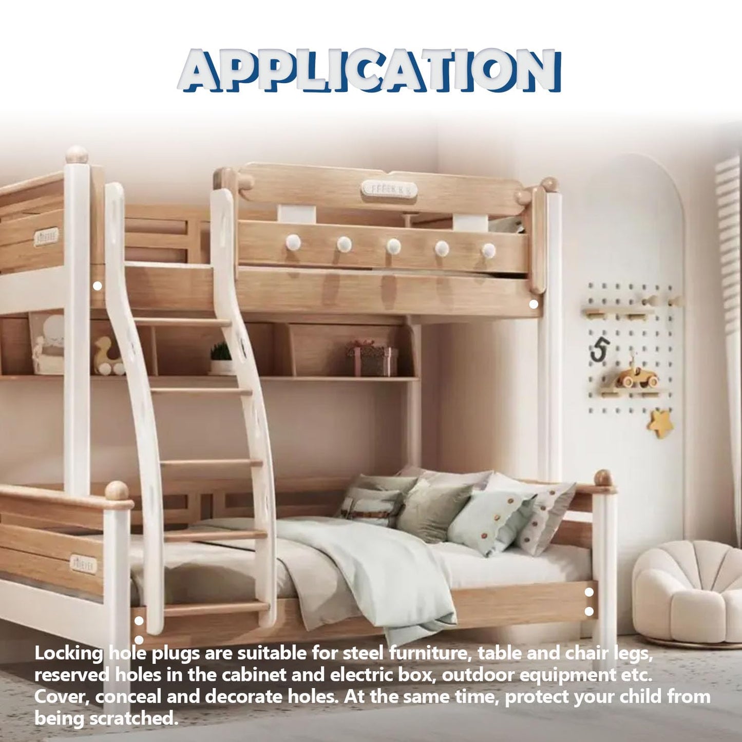 Tugermoola 100PCS 7 Sizes Rubber Hole Plugs Assorted for Round Holes 1/5" 1/4" 5/16" 3/8" 1/2" Silicone Plug Black