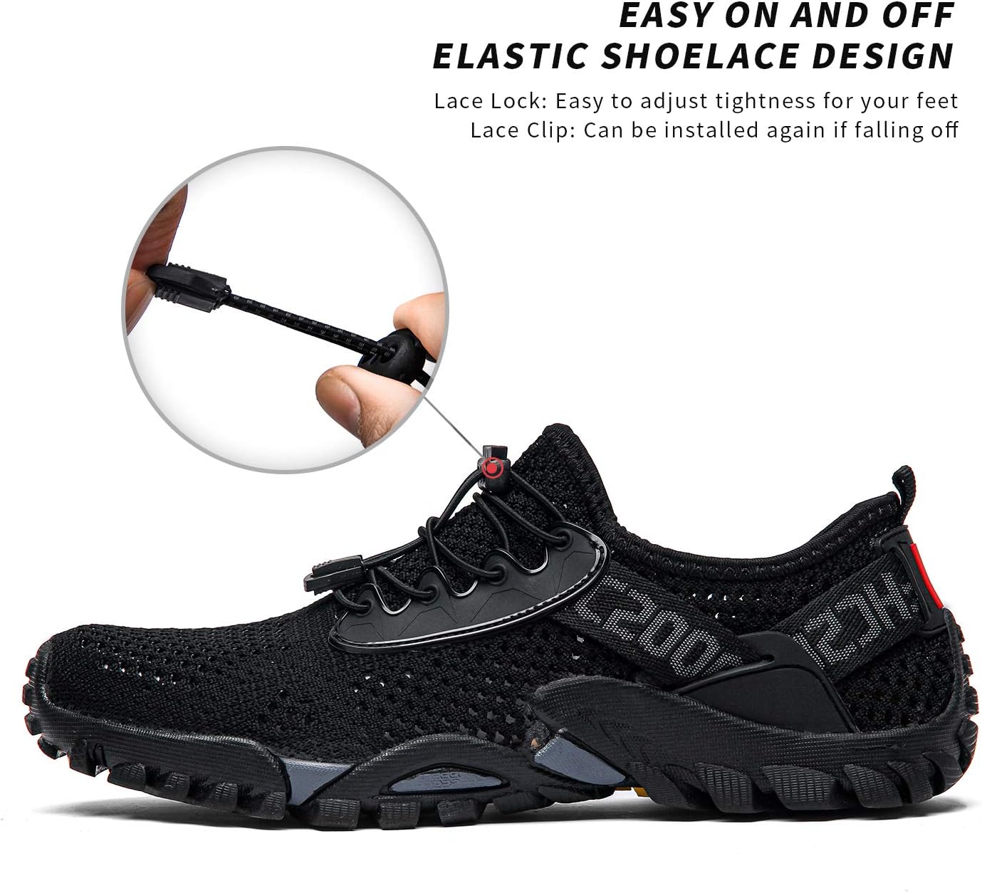 SOBASO Water Shoes - Quick-Drying Aqua Shoes for Men & Women | Ideal for Beach, Diving & Travel