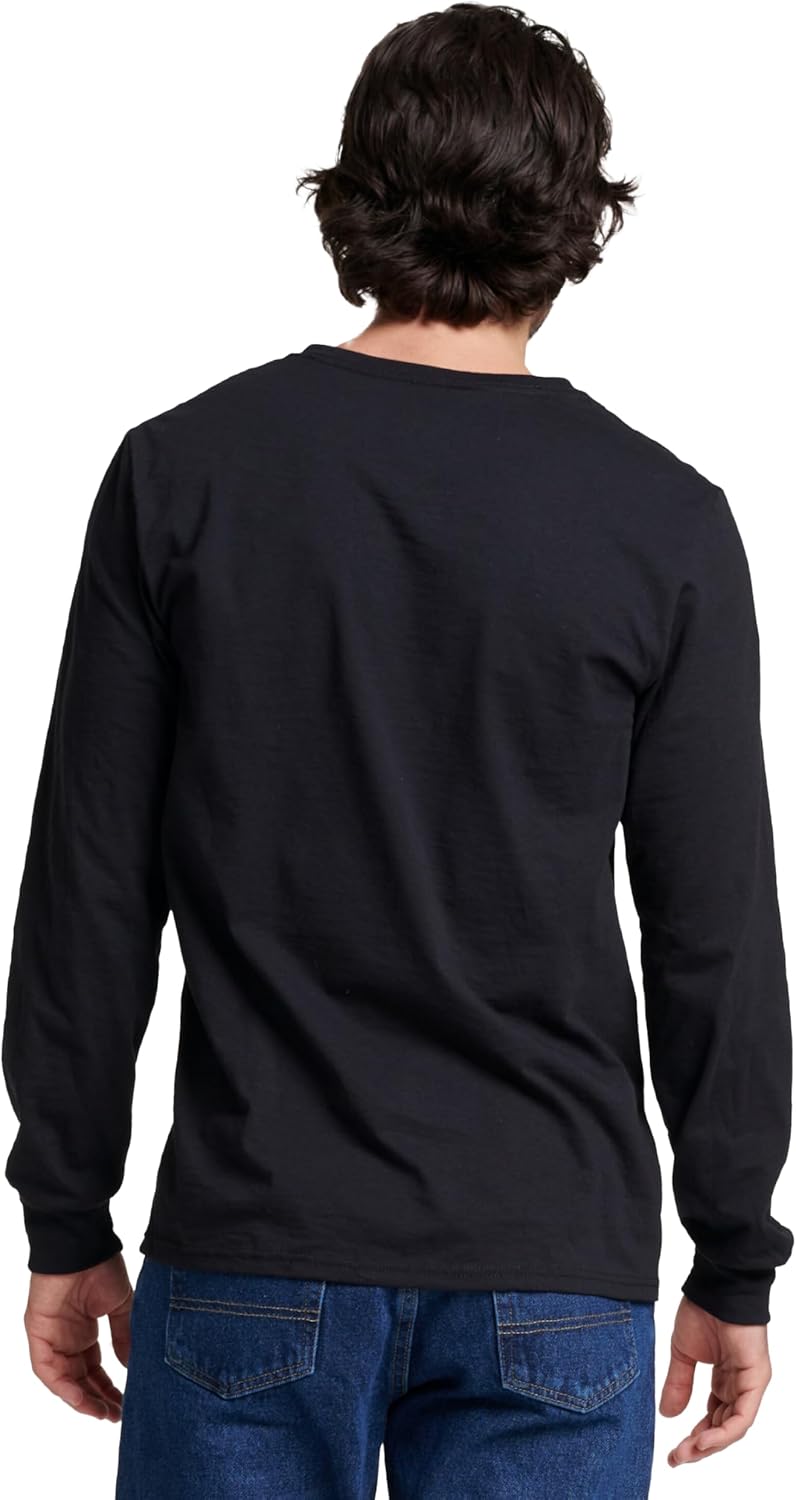 Russell Athletic Men's Dri-Power Long Sleeve Tee - Moisture Wicking & Odor Protection | UPF 30+