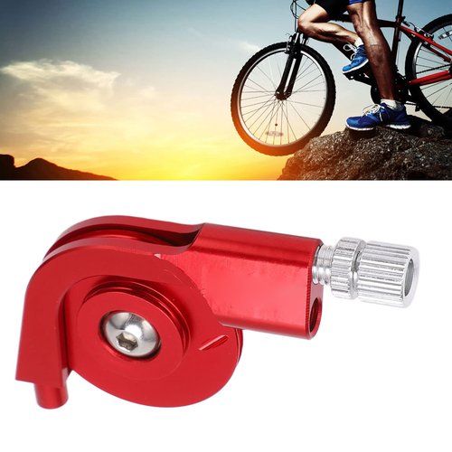 Accessories, V Brake Stroke Converter Aluminum Alloy CNC Machining V Brake Caliper Regulator for Road Cycling(Red)