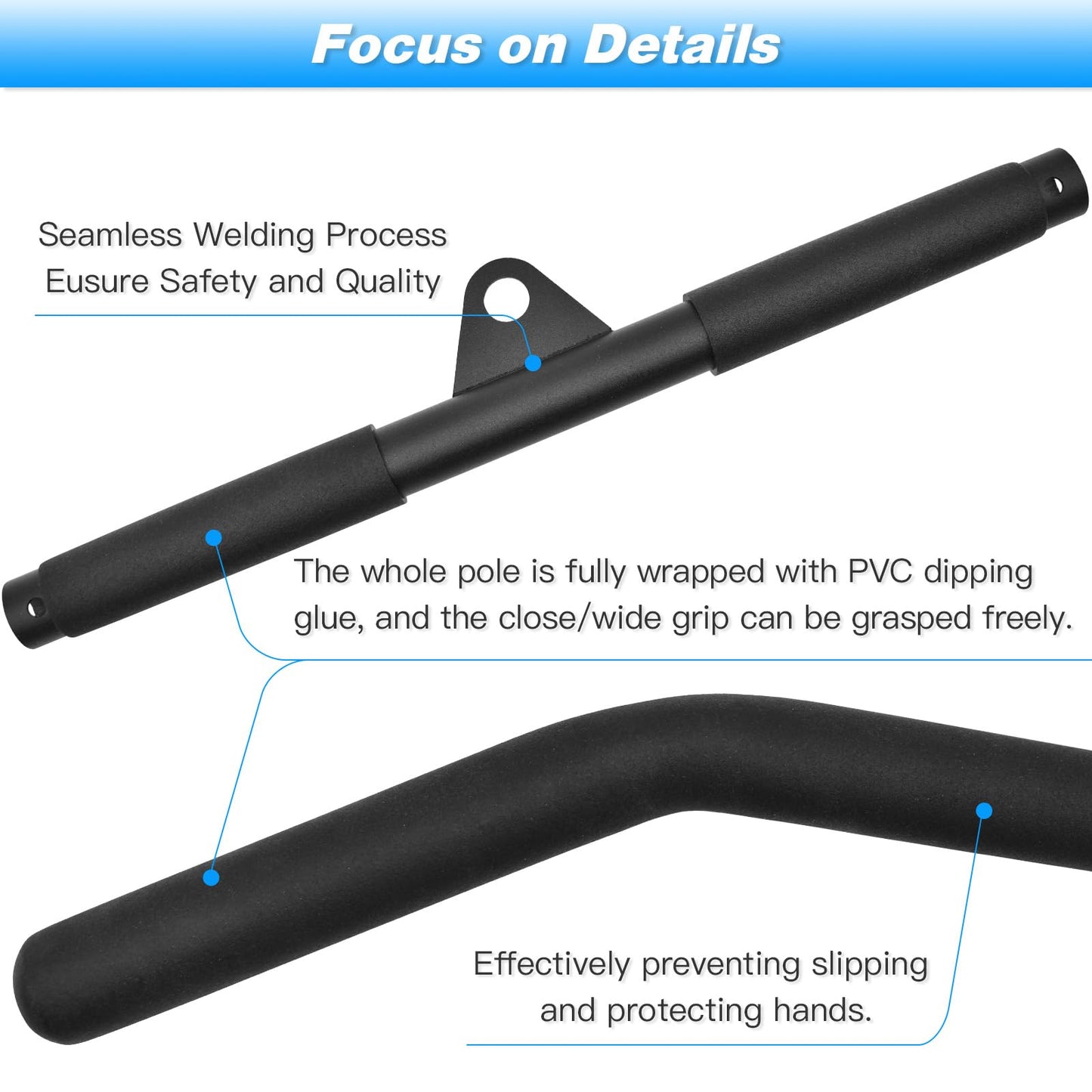 XonyiCos Fitness Cable Pulley System, Gym LAT and Lift Pulldown Machine Attachments, Home Workouts Equipments for Biceps Triceps Shoulder Arm Curl Forearm Muscle Strength Exercise