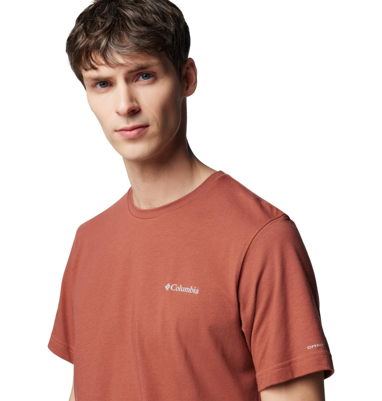 Columbia Men's Thistletown Hills Short Sleeve, Auburn Heather, Large