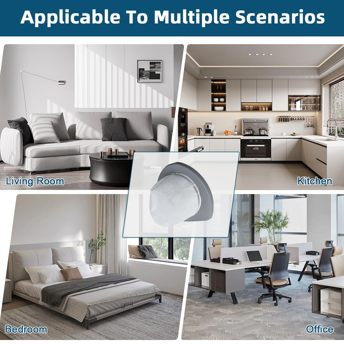 4 Pack 2033 Vacuum Replacement Filter Compatible with Bissell Featherweight Stick Lightweight Bagless Vacuum 20331 20333 20334 20336 20339 2033M, 4 Mesh Filters & 6 Foam Filters, Replace No.1611508