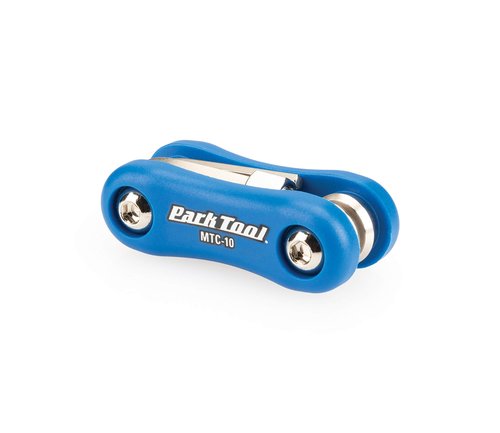 Park Tool MTC-10 Bicycle Multi-Tool with 3, 4, 5 & 8mm Hex Wrenches, T25 & Screwdriver