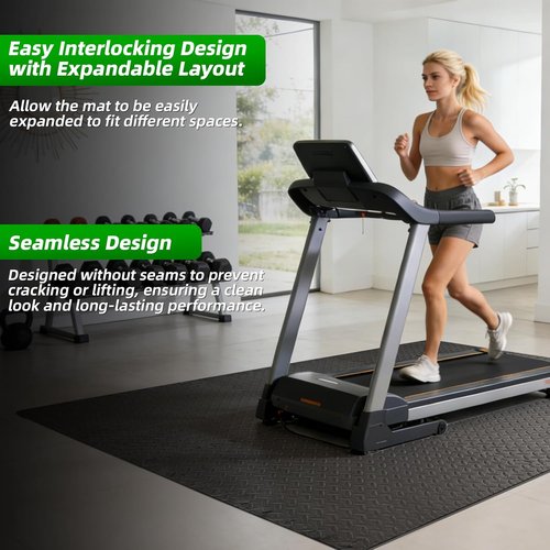 Art3d EVA Interlocking Exercise Mats - 1/2" Thick Foam Puzzle Flooring for Gym & Training | 24" x 24" Size, 6 & 12 Pack