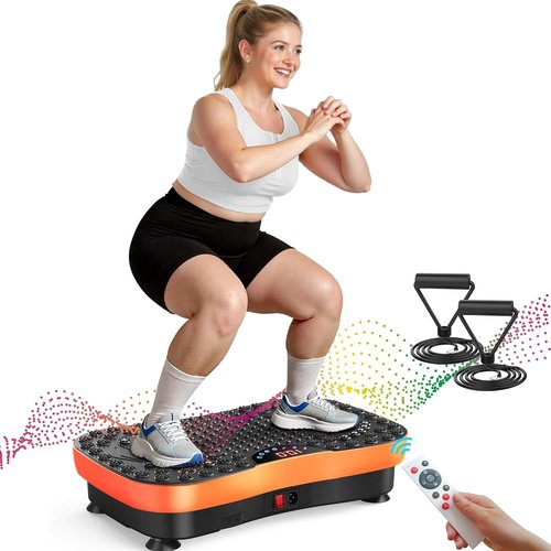 AXV Vibration Plate - Full Body Fitness Machine for Lymphatic Drainage | Weight Loss Shaker Pad