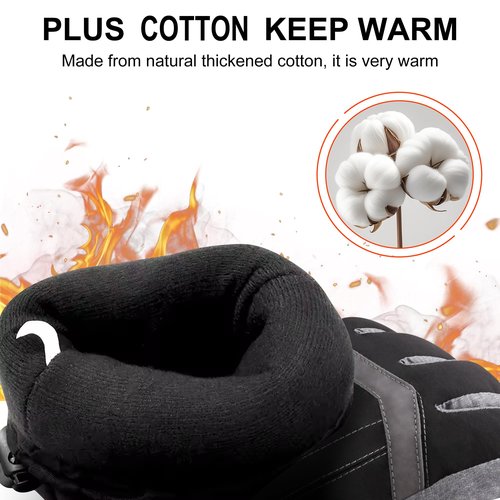 QILOVE Heated Gloves for Men Women, Rechargeable Electric Gloves Waterproof&Windproof, Touchscreen, Non-Slip Grip with 3 Heating Levels for Motorcycling, Skiing, Outdoor Work & Winter Sports