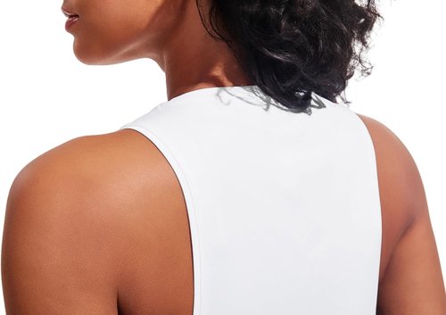 JOYSPELS Workout Tank Tops - Quick Dry Ice Silk Athletic Shirts for Women | Loose Fit Sleeveless Gym Tops