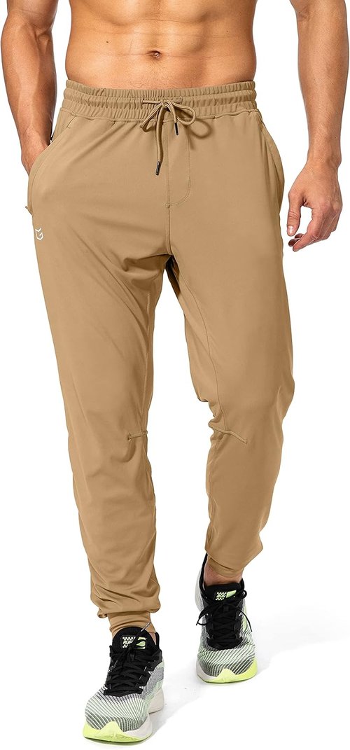 G Gradual Men's Athletic Sweatpants - Zipper Pockets for Training & Running | Comfortable Joggers