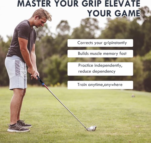 Golf Grip Trainer (Yellow/Orange))