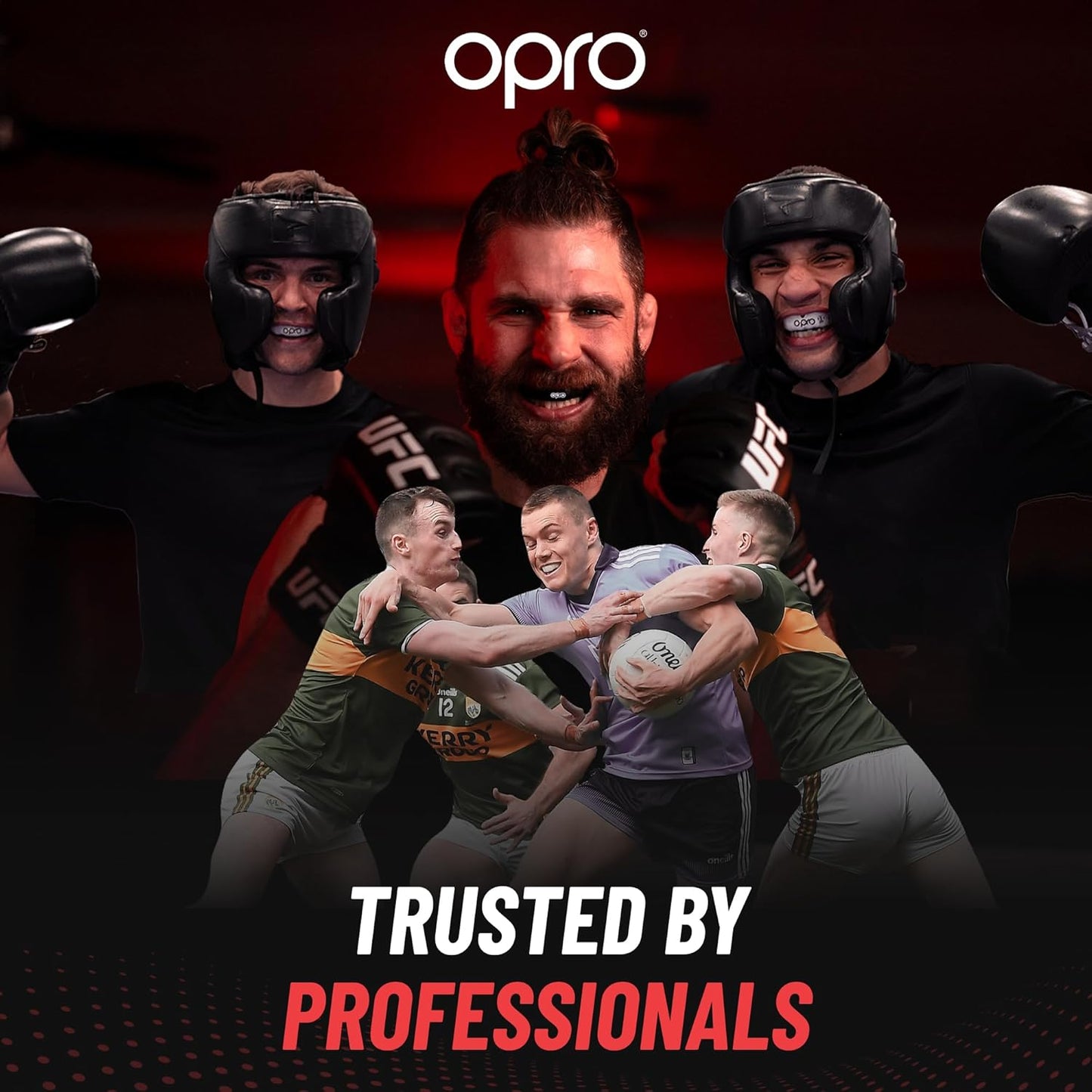 OPRO Silver Level Sports Mouthguard - Revolutionary Fitting Technology for Hockey, MMA, Rugby | Youth, Clear