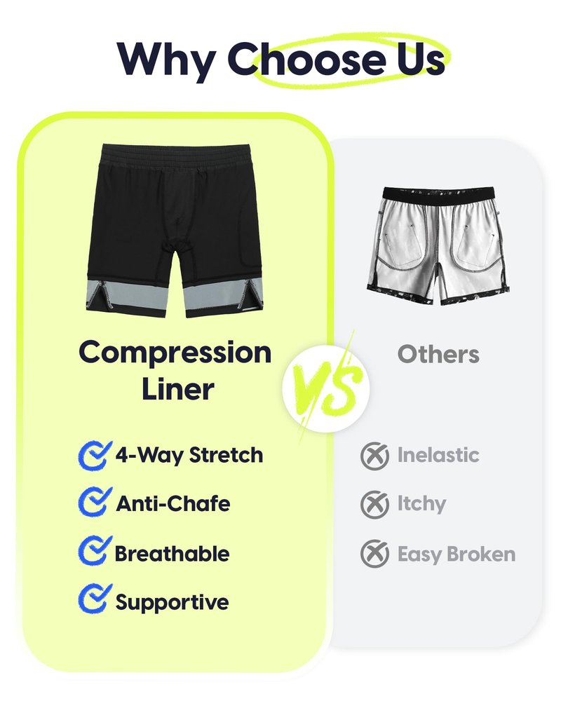 maamgic Boys Athletic Shorts with Liner Youth 2 in 1 Active Running Basketball Sports Soccer Shorts with Zipper Pockets Black 10/12
