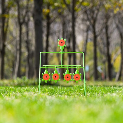 KNINE OUTDOORS Resetting Target - Turtle Sign for Air Gun & BB Gun | Compatible with .22 & .177 Caliber