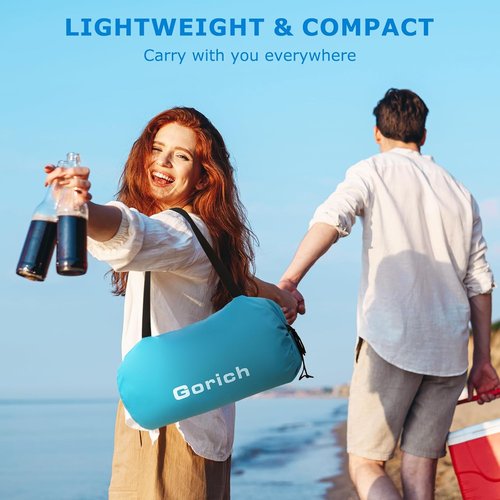 Gorich Portable Beach Tent - UPF 50+ UV Protection | Lightweight & Foldable Sun Shelter for 3-7 People