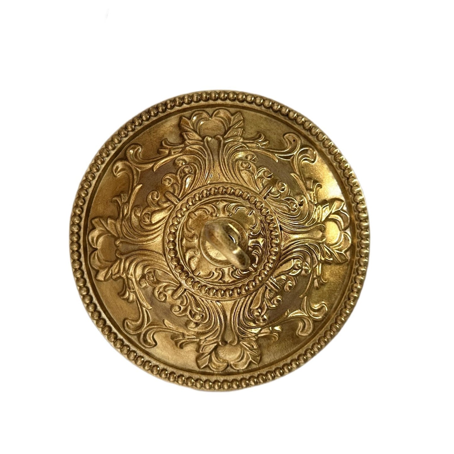 BEQUZON 7.87'' Brass Canopy for Chandelier Pendant Light, Gold Rustic Mounting Plate Kit for Hanging Ceiling Lights