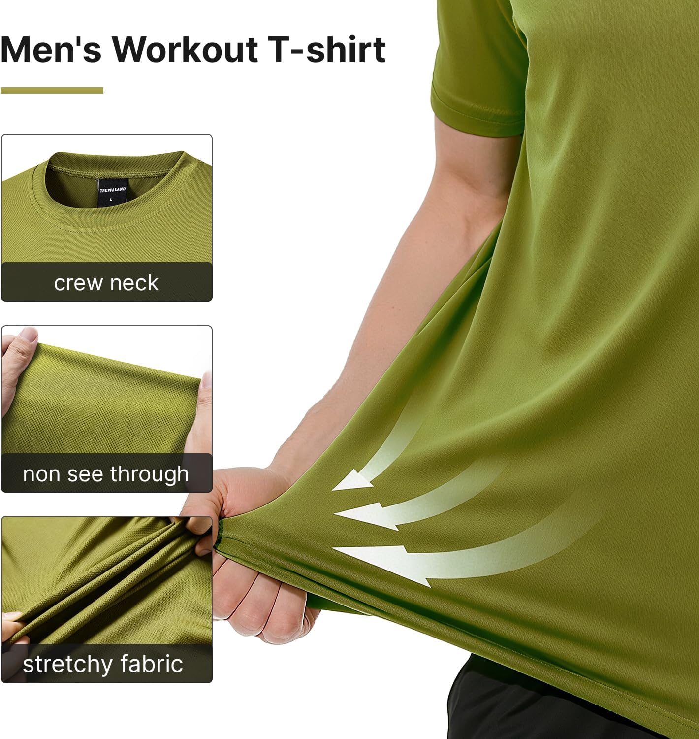 Skiennix Men's Athletic T-Shirts - Quick Dry Moisture-Wicking Workout Shirts | 5 Pack for Running & Training