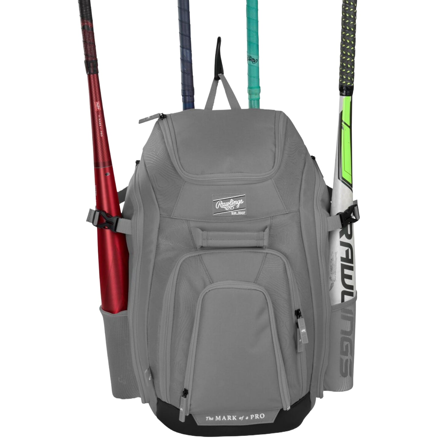 Rawlings | LEGION 2.0 Player's Backpack | Baseball/Softball | GRAPHITE