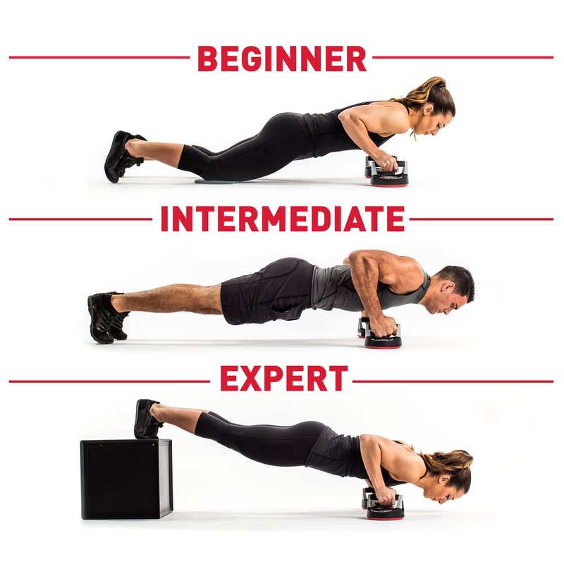 Perfect Fitness Perfect Pushup + Ab Carver Pro, All-In-One Home Gym Set