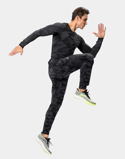 G Gradual Men's Athletic Sweatpants - Zipper Pockets for Running & Training | Comfortable Joggers