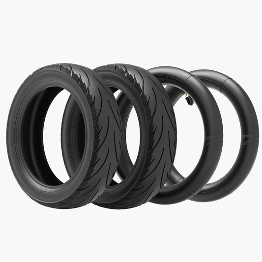 NAIXTYRE 10x2.5" E-Scooter Tire. 60/70-6.5 Scooter Inner and Outer Tire Sets. Replacement Wheels for Ninebot G30 Max/ G30 G30D/ G30LP Mobility Electric Scooters .(2 Sets)