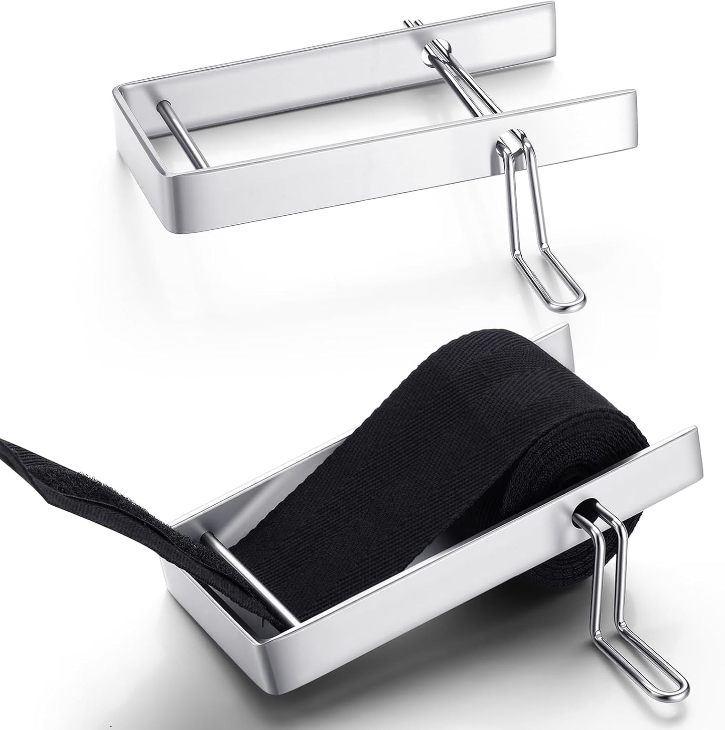 Skiennix Hand Wrap Roller - Portable Stainless Steel Wrist Roller for 2" Wide Wraps