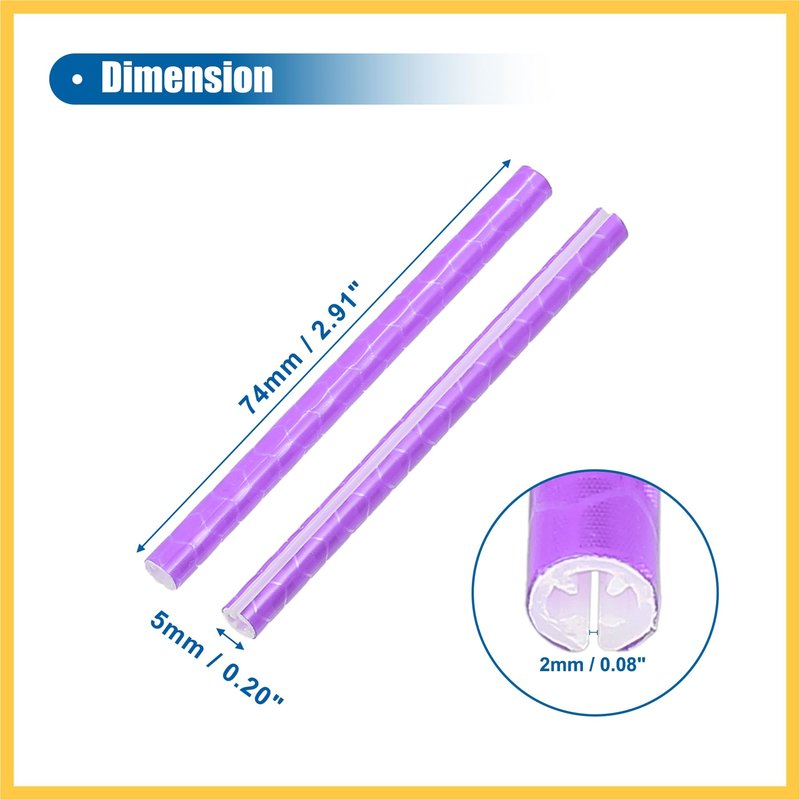 REPAIROCK 36 Pcs Purple Bicycle Reflector Reflective Version Durable ABS Night Visibility Cycling for Bike, Mountain Bike, Wheels, Wheelchair Auto Replacement Parts