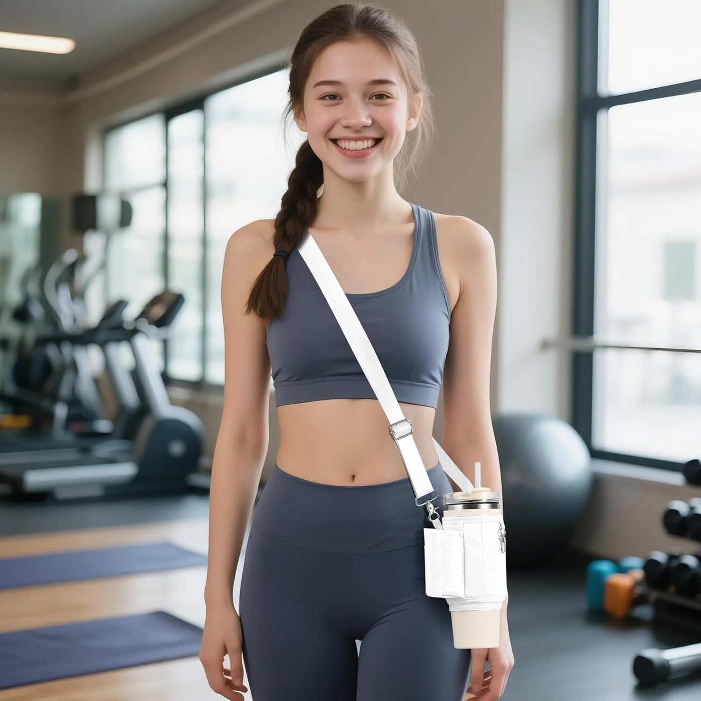 Stanley All Day Quencher Carry-All | Crossbody Bag with Phone Holder for 40/30 oz Tumblers