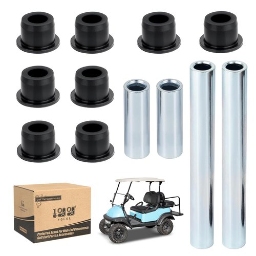 10L0L Golf Cart Control Arm Bushing Kit for Club Car Precedent 2004-up, OEM# 102287601, 102287701, 102956201