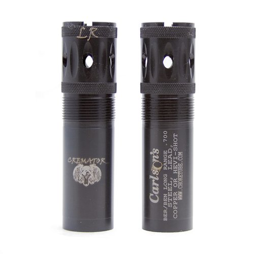 Carlson's Choke Tubes 12 Gauge Compatible for Beretta Benelli Mobil [ Long Range | 0.700 Diameter ] Blued Steel | Cremator Ported Waterfowl Choke Tube | Made in USA