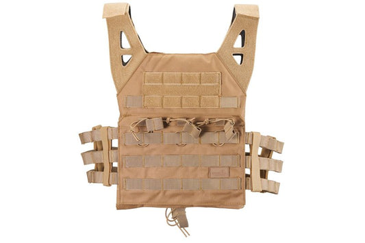 Lancer Tactical Airsoft Lightweight Molle Tactical Vest with Retention Cords-One size Fully adjustable Customizable Fit