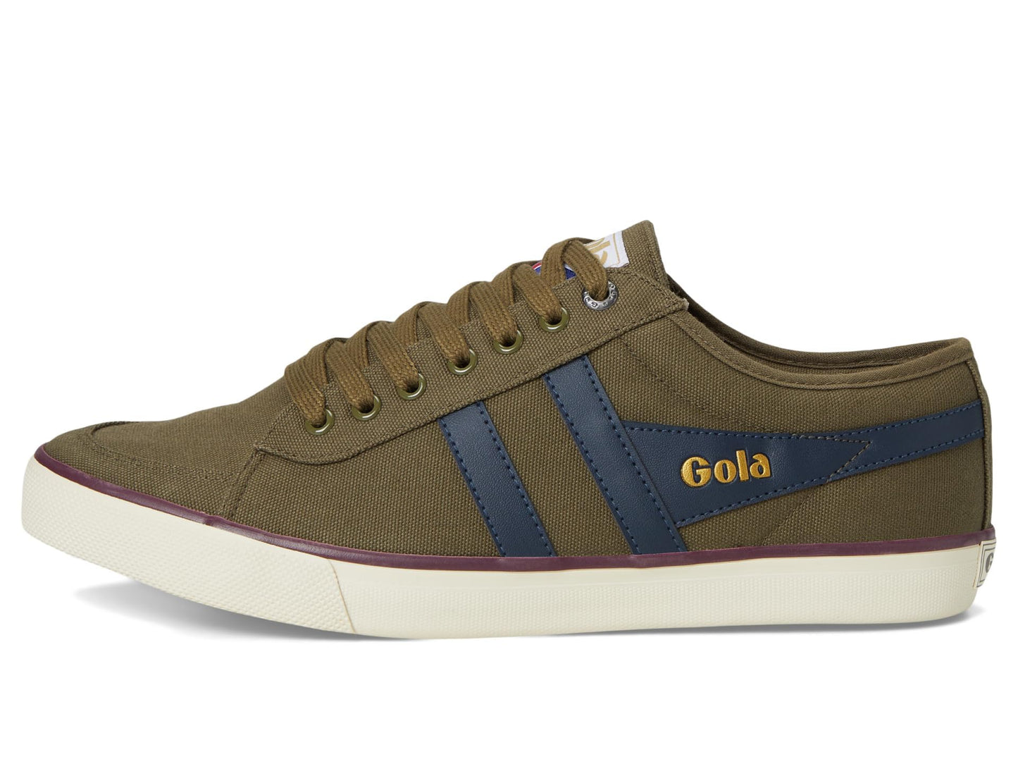 Gola Men's Comet Khaki/Navy/Burgundy 7 M