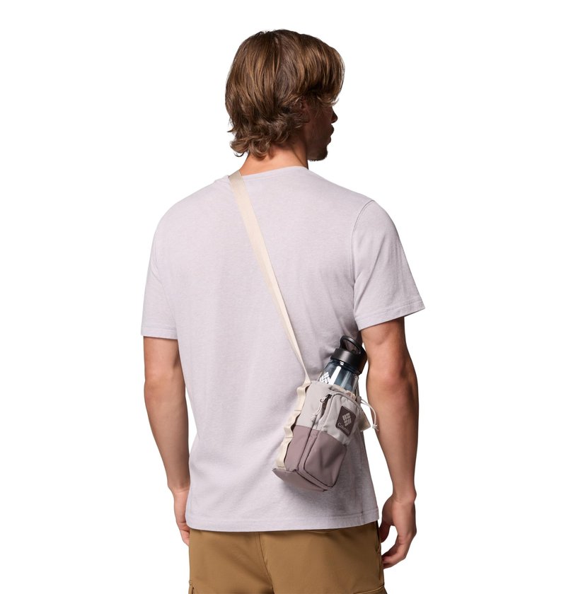 Columbia Unisex Trail Traveler Water Bottle Sling, Flint Grey/Iron/Dark Stone, One Size