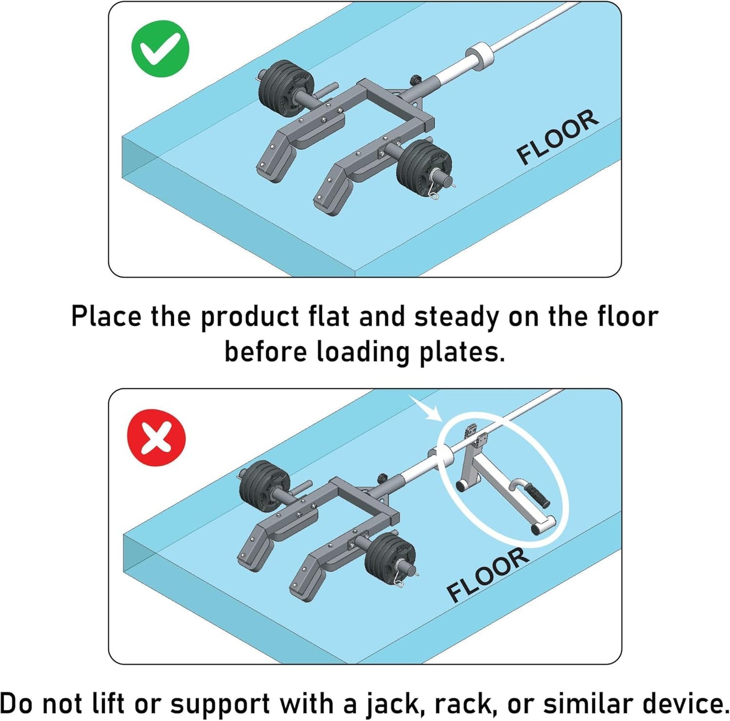Yes4All Viking Shoulder Press Landmine Attachment - Weightlifting Handle Fits 2-Inch Olympic Bars Works Shoulders Chest Abs Back Thigh and Other Muscles Includes Collars T Bar Row Attachment Handle