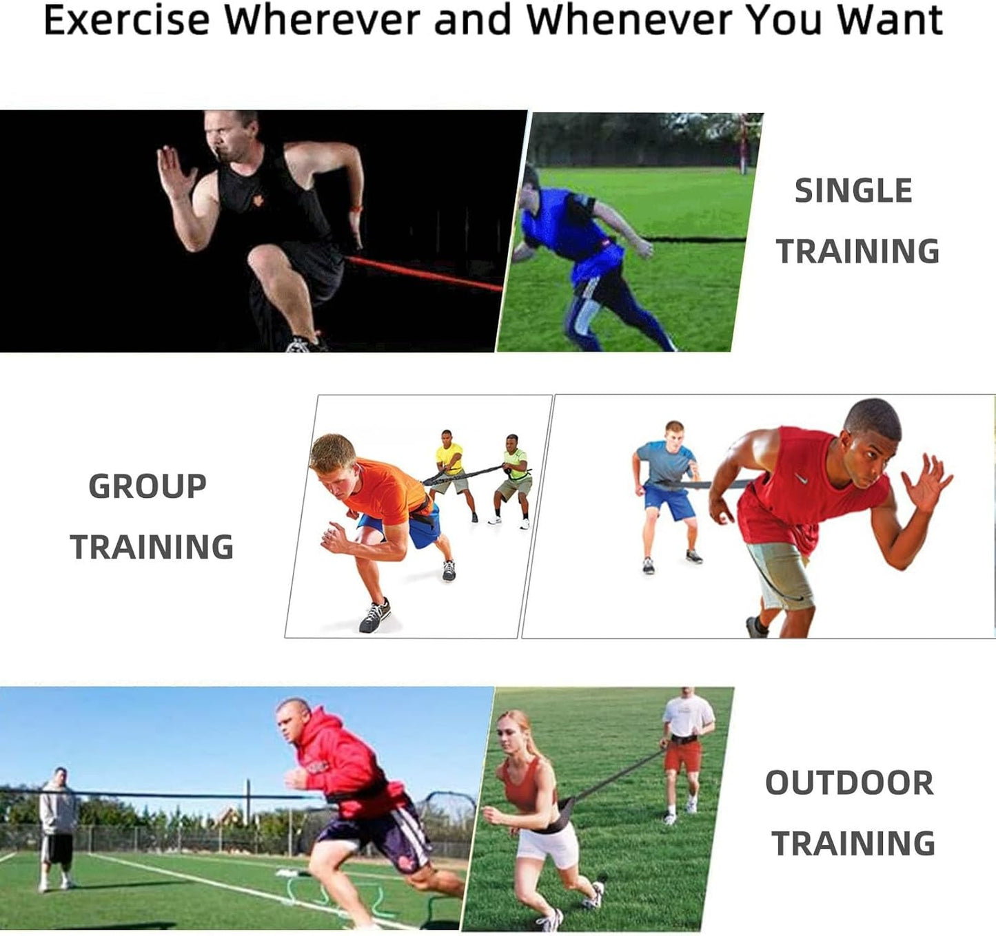 Skiennix Resistance Speed Training Set - 8-Piece Agility Equipment for Enhanced Jumping Performance