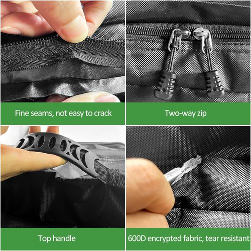 KLERICER Double Bike Pannier Bag, 30L Waterproof Bicycle Trunk Bag with Rain Cover, Bike Panniers Rear Rack Bag with Reflective Stripe, Multi Pockets Saddle Bags for Bicycle (Black)