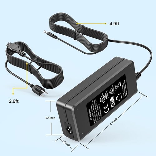 VIFOCUFY Charger Power Supply for MYX Fitness Bike Power Cord AC DC Adapter with UL for MYX II 2 Charger Replacement for MYX II 2 Plus MYX216A MYX215A 2AUR9-MYX216A Cycling Bike