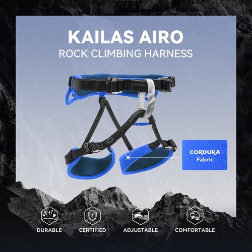 KAILAS Kids Rock Climbing Harness Child Safety Belt Climbing Gear Adjustable Lightweight