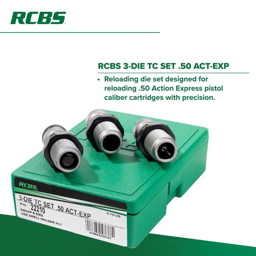 3-DIE TC Set .50 ACT-EXP
